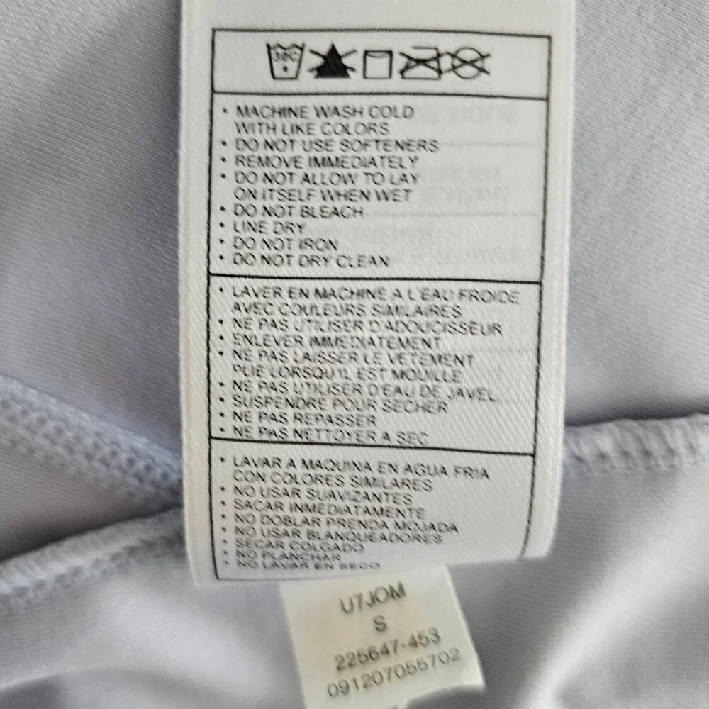 Nike Women's Dri-Fit V-Neck Sleeveless Tank Top | NWT | Small | Light Blue - Picture 11 of 12